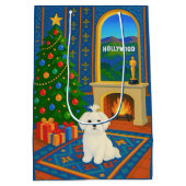 Maltese Holiday  ミディアムペーパーバッグ (裏面)