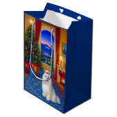 Maltese Holiday  ミディアムペーパーバッグ (正面アングル)