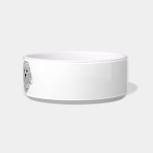 Maltese Minimalist Line Art personalized bowl ボウル (右)