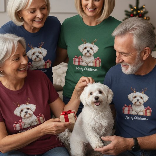 Maltese Reindeer Tシャツ