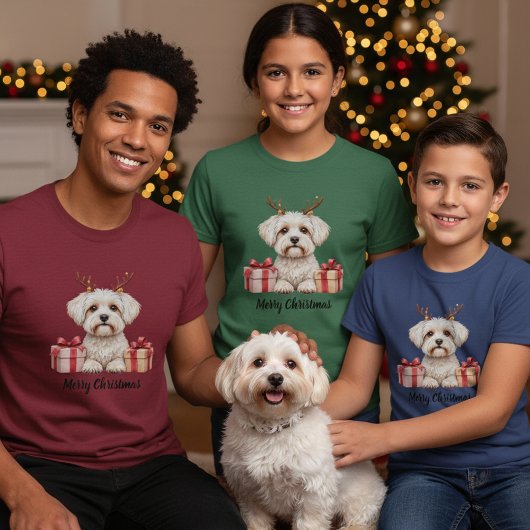Maltese Reindeer Tシャツ