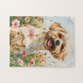 Maltese Watercolor Puzzle ジグソーパズル (横)