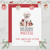 Maltese Whimsical Christmas | シーズンカード