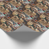 Malti Tzu Christmas Ornament Inspector Holiday ラッピングペーパー (角)