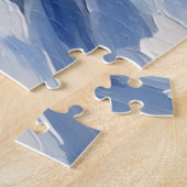 Malti-Tzu Christmas Red Truck Holiday ジグソーパズル (側面)