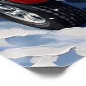 Malti-Tzu Christmas Red Truck Holiday ポスター (コーナー)