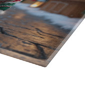 Malti Tzu Dogs Christmas Snow Holiday カッティングボード (角)