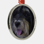 maltipooのクリスマスのオーナメント メタルオーナメント (右)