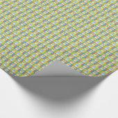 Maltipoo犬の漫画の破裂音芸術 ラッピングペーパー (角)