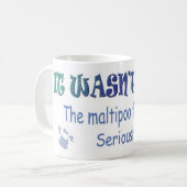 Maltipoo コーヒーマグカップ (正面左)