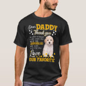 Maltipoo Daddy親愛は私のパパになってくれてありがとう Tシャツ (正面)
