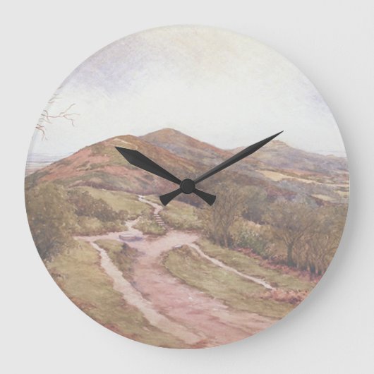 Malvernの丘 ラージ壁時計 (正面)
