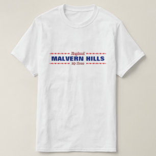 MALVERNの丘-私の家庭のイギリス; ハート Tシャツ
