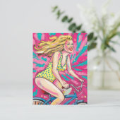 Mamあなたの自転車に問題がある ポストカード (スタンド正面)