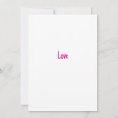 Mam用花誕生日カード カード (裏面)