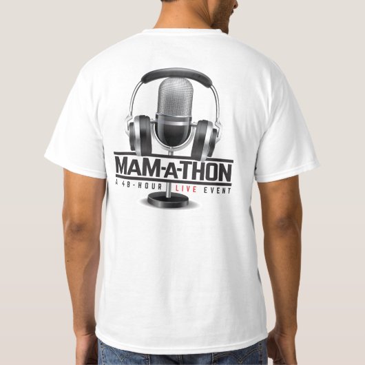 MaM-a-Thon 2020ティー Tシャツ (裏面)