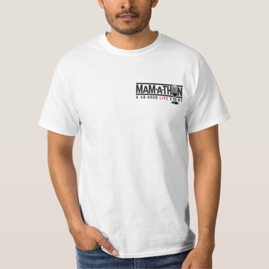 MaM-a-Thon 2020ティー Tシャツ (正面)