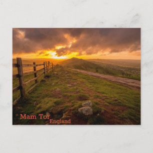Mam Tor – イギリス ポストカード
