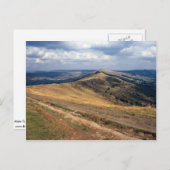 Mam Tor and Loose Hill Ridge, Derbyshire Europe ポストカード (正面/裏面)