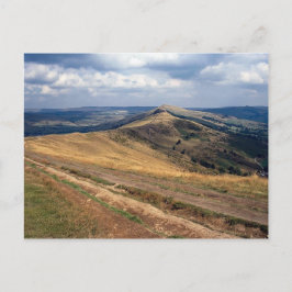 Mam Tor and Loose Hill Ridge, Derbyshire Europe ポストカード