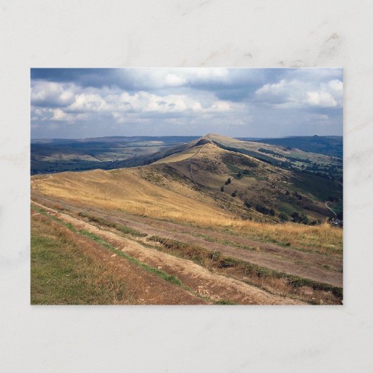Mam Tor and Loose Hill Ridge, Derbyshire Europe ポストカード (正面)