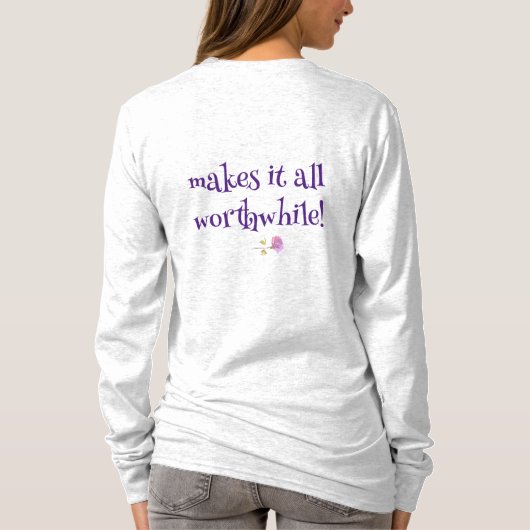 Mamaカスタマイズ可能 Tシャツ (裏面)