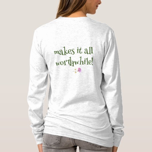 Mamaカスタマイズ可能 Tシャツ (裏面)