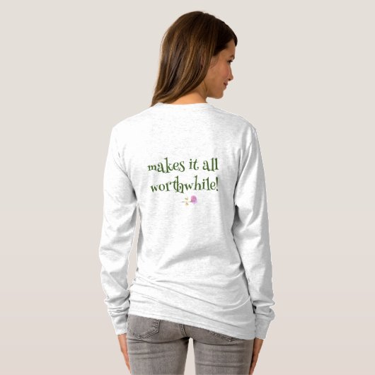 Mamaカスタマイズ可能 Tシャツ (裏面フル)