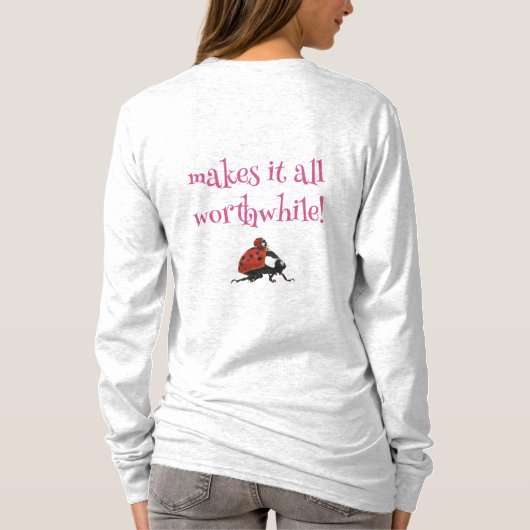 Mamaカスタマイズ可能 Tシャツ (裏面)