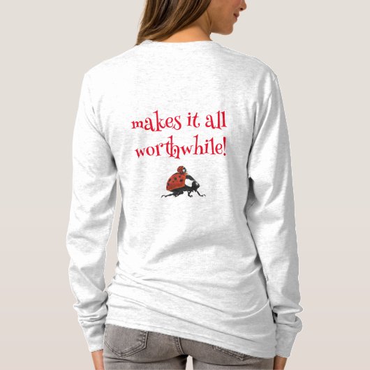 Mamaカスタマイズ可能 Tシャツ (裏面)