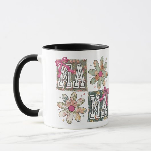 MAMAコーヒーマグ、彼女のためのギフト、母の日のギフト マグカップ (左)