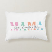 MAMAパーソナライズされたチャイルドネーム付きアクセント枕 アクセントクッション (正面)