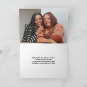 MAMAパーソナライズされた文字&フォトマザーズデイカード カード (内部)