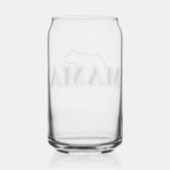 MAMAベアシルエットガラス ガラス缶 (裏面)