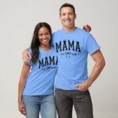 Mama | オーダーメイドのモダンママ妊娠発表Tシャツ Tシャツ (ユニセックス)