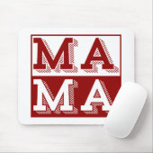 MAMA タイポグラフィー 母の日ギフト マウスパッド (マウス)