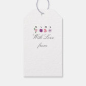 MAMA フラワー, 母の日, 誕生日プレゼント, 手書き用 ギフトタグ (裏面)