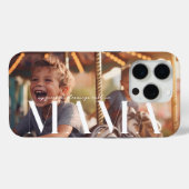 Mama | ボヘミアン調手描きフォントと写真 Case-Mate iPhoneケース (裏面 (横))