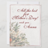 Mama – 単にかけがえのない – ブーケ (裏面)