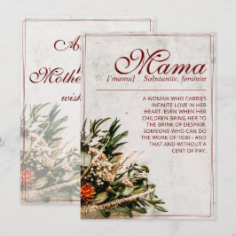 Mama – 単にかけがえのない – ブーケ