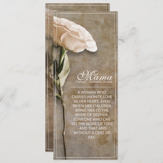 Mama – 単にかけがえのない – ヴィンテージ (正面/裏面)