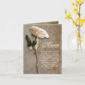 Mama -単にかけがえのない-ヴィンテージ カード (黄色い花)