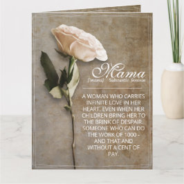 Mama -単にかけがえのない-ヴィンテージ カード