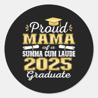 Mama 誇りを持った 2025夏Cum Laude Cl 2025卒業生 ラウンドシール
