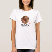 Mama 1 Image Personalized Happy Mother's Day Tシャツ (正面)