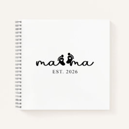 Mama 2026 | 赤ちゃんお披露目前の妊婦日記  ノートブック