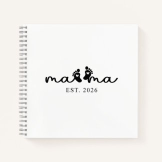 Mama 2026 | 赤ちゃんお披露目前の妊婦日記 ノートブック