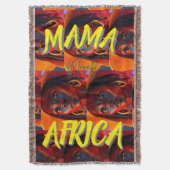 Mama Africa スローブランケット (正面縦)