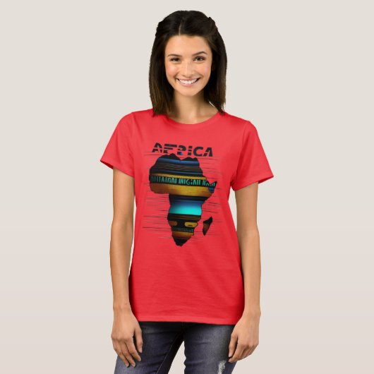 Mama Africa t-shirts design  Tシャツ (正面フル)