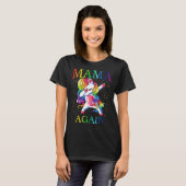 MAMA again UNICORN T-shirt -兄弟姉妹の年上の娘 Tシャツ (正面フル)